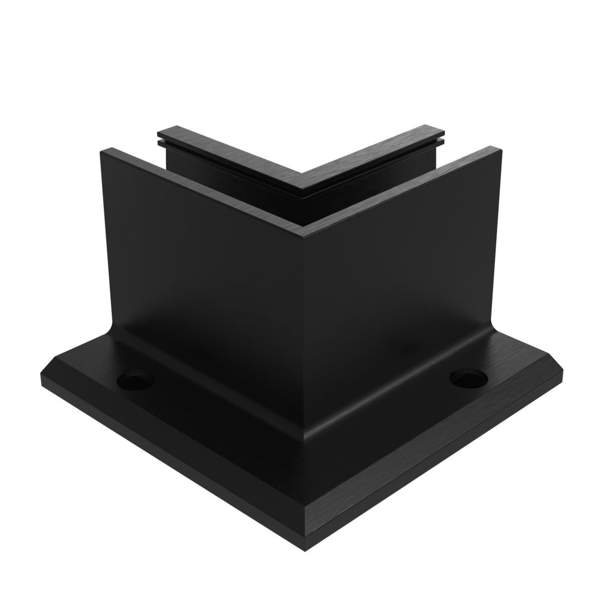 Ecke IN für Aluprofil mit Oberverankerung AL/ELOX/