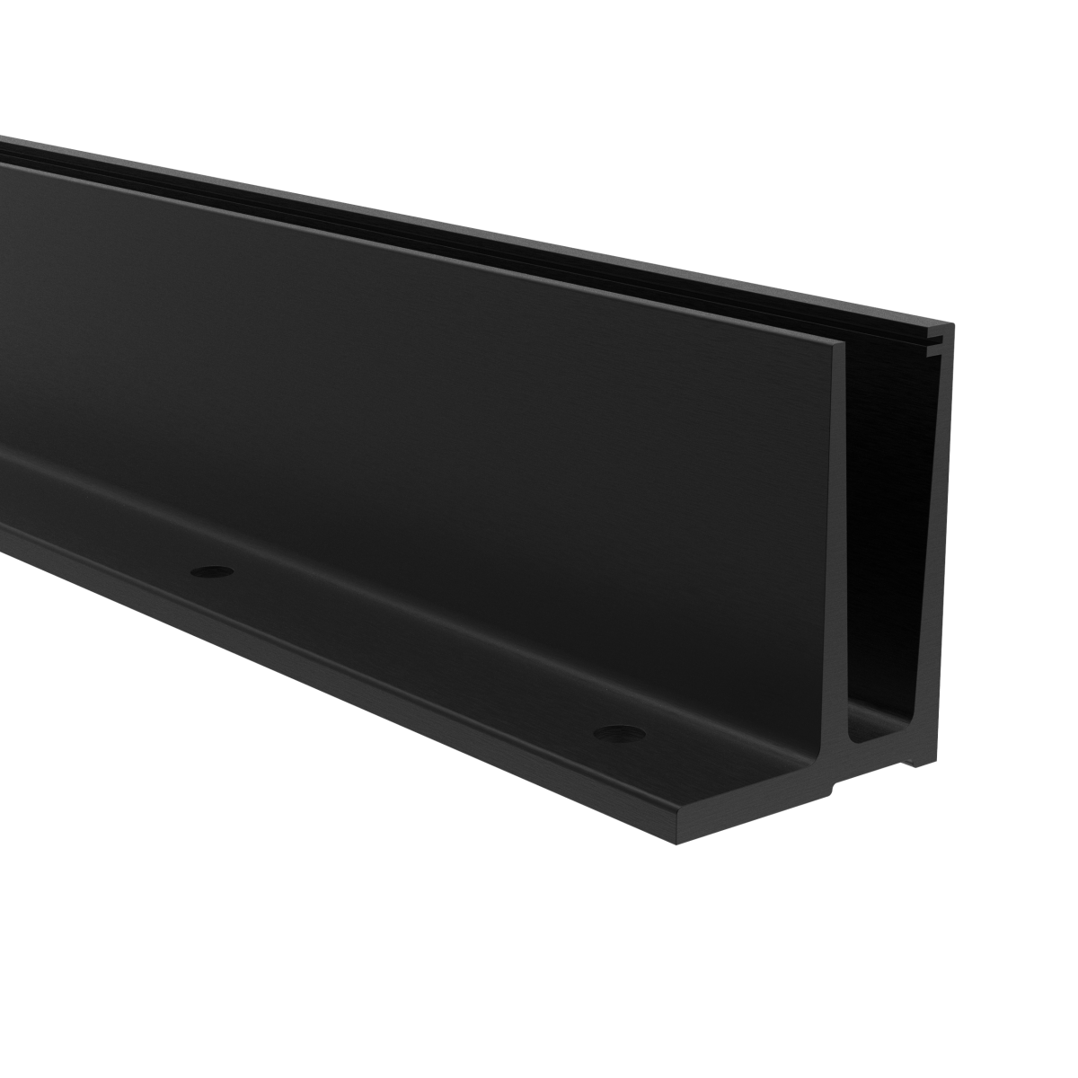 Aluprofil für Ganzglasgeländer - Oberverankerung