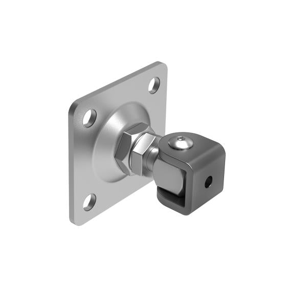 Torband mit U-Bügel und Platte Zn, M18, 90x90mm