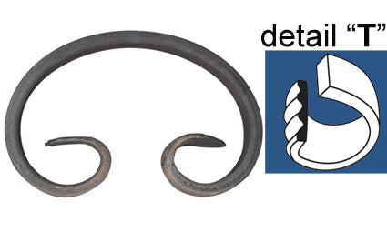 Zierelement 80x50, 12x6mm