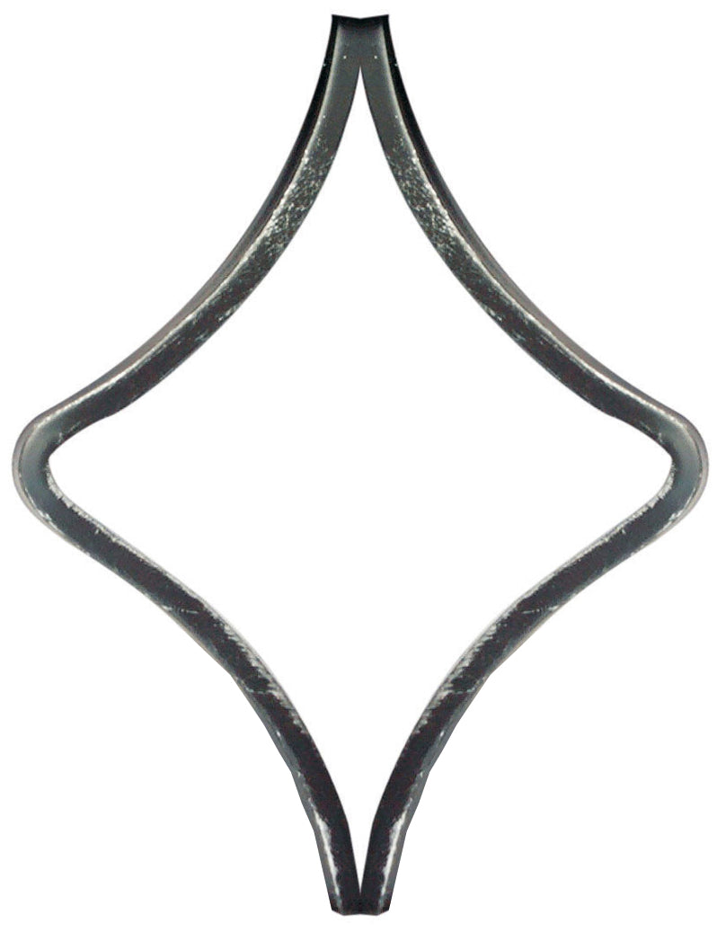 Zierelement h200, b95, 12x6mm