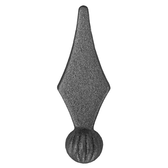Geschmiedete Zierspitze h125, b39, n24mm
