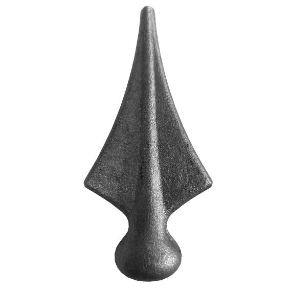 Geschmiedete Zierspitze h110, b50, n25mm
