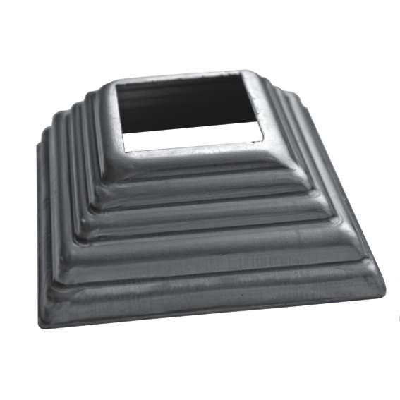 Rosette mit Öffnung 80x80, 32x32, h30, t1mm