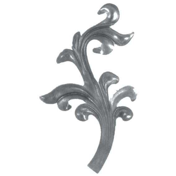 Zierblatt - rechts 240x140, t2mm