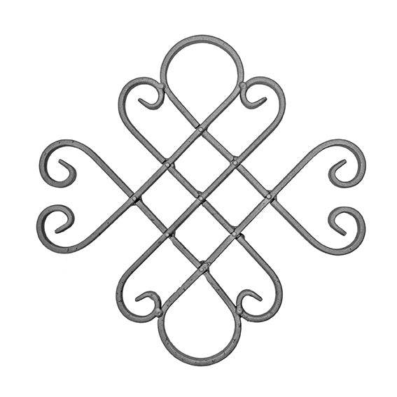 Zierornament h410, b410, 16x8mm