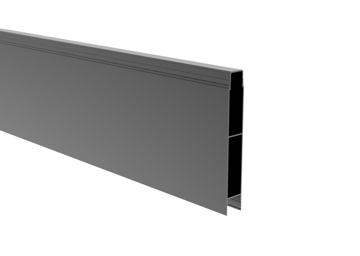 Aluminium Vollzaunfüllung, 20 × 120 – 2,0 m – Anthrazit RAL 7016