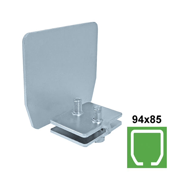 Endkappe für Laufschiene ohne Rad Zn, profile 94x8