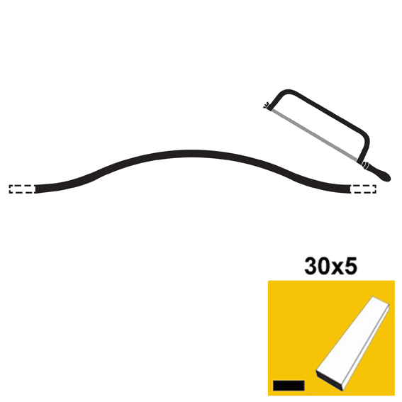 Gotischer Bogen 30x5, p200, L1300-1700mm