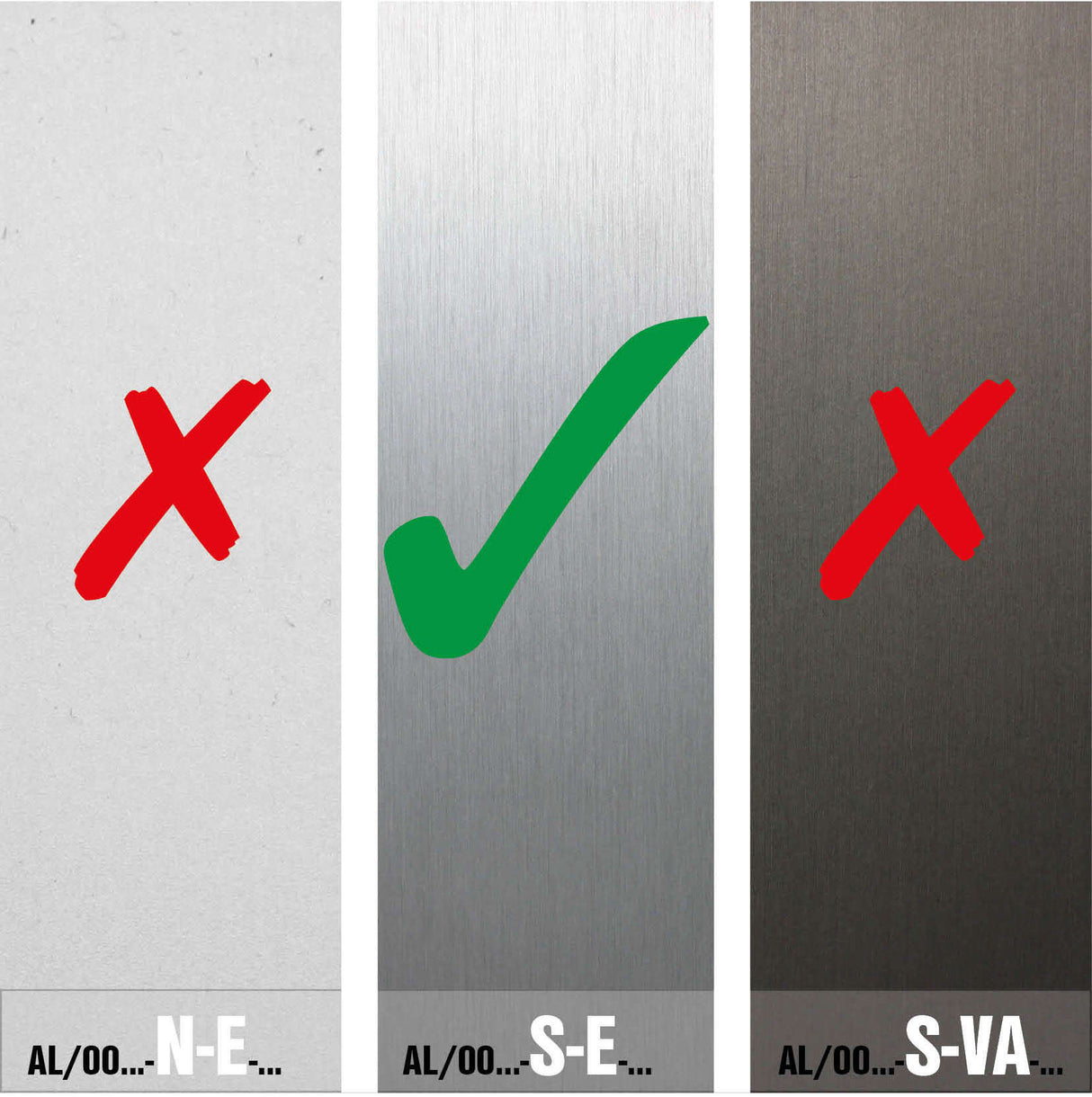 Aluprofil für Ganzglasgeländer - Seitenverankerung