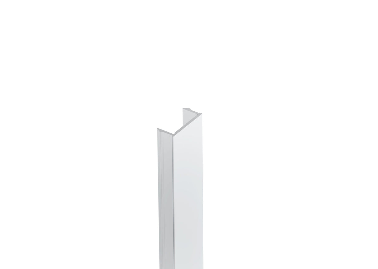 Click-Lock schmale Leiste für Pfostenprofile, für U-Adapter von Zaun- und Fassadensystem, 20x09-6,0 m – Natural