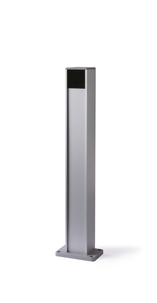 Aluminium Pfosten 60x60x500mm, für Lichtschranken Nice