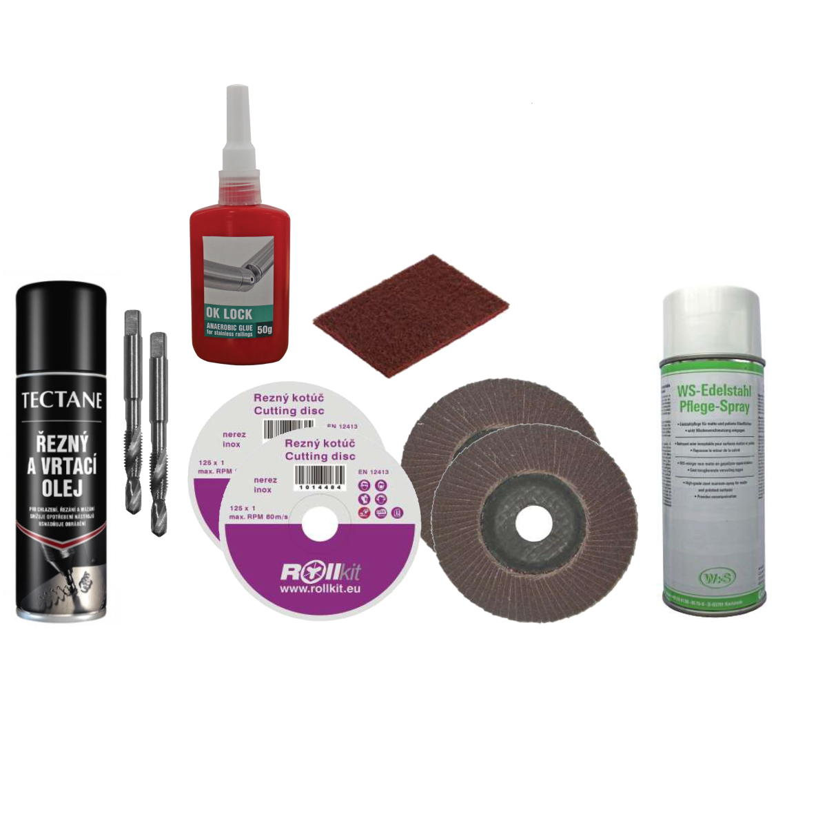 Montagesatz für Edelstahlgeländer