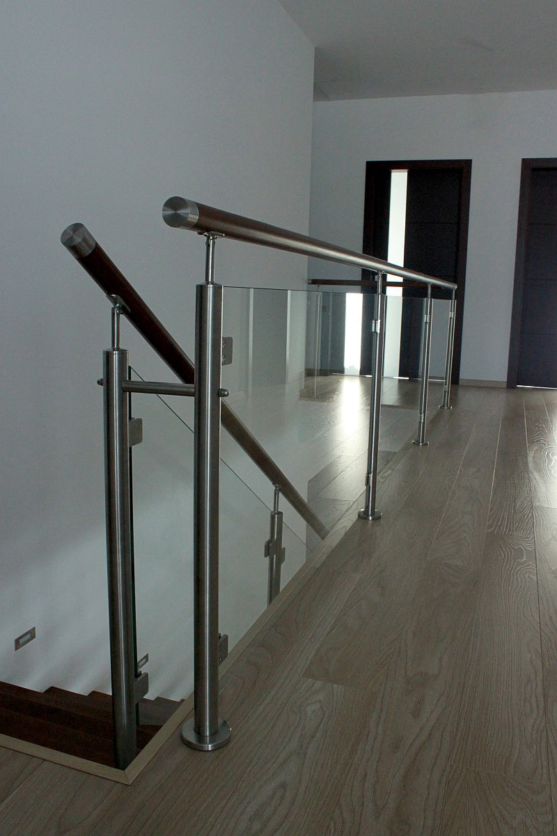 Mittelpfosten, Oberverankerung - grade AISI304, D4