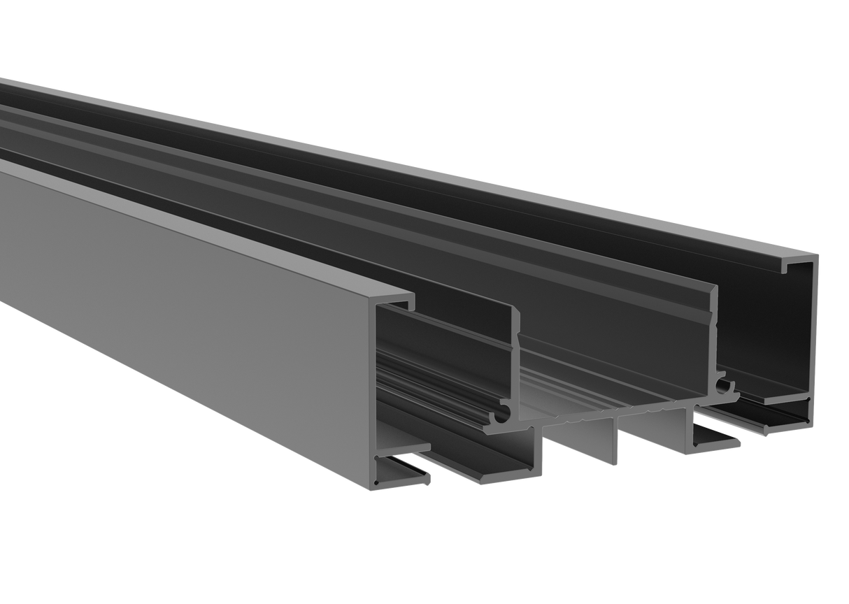 Aluminiumadapter 66x40-1700mm für Jalousien bis 46mm R7016
