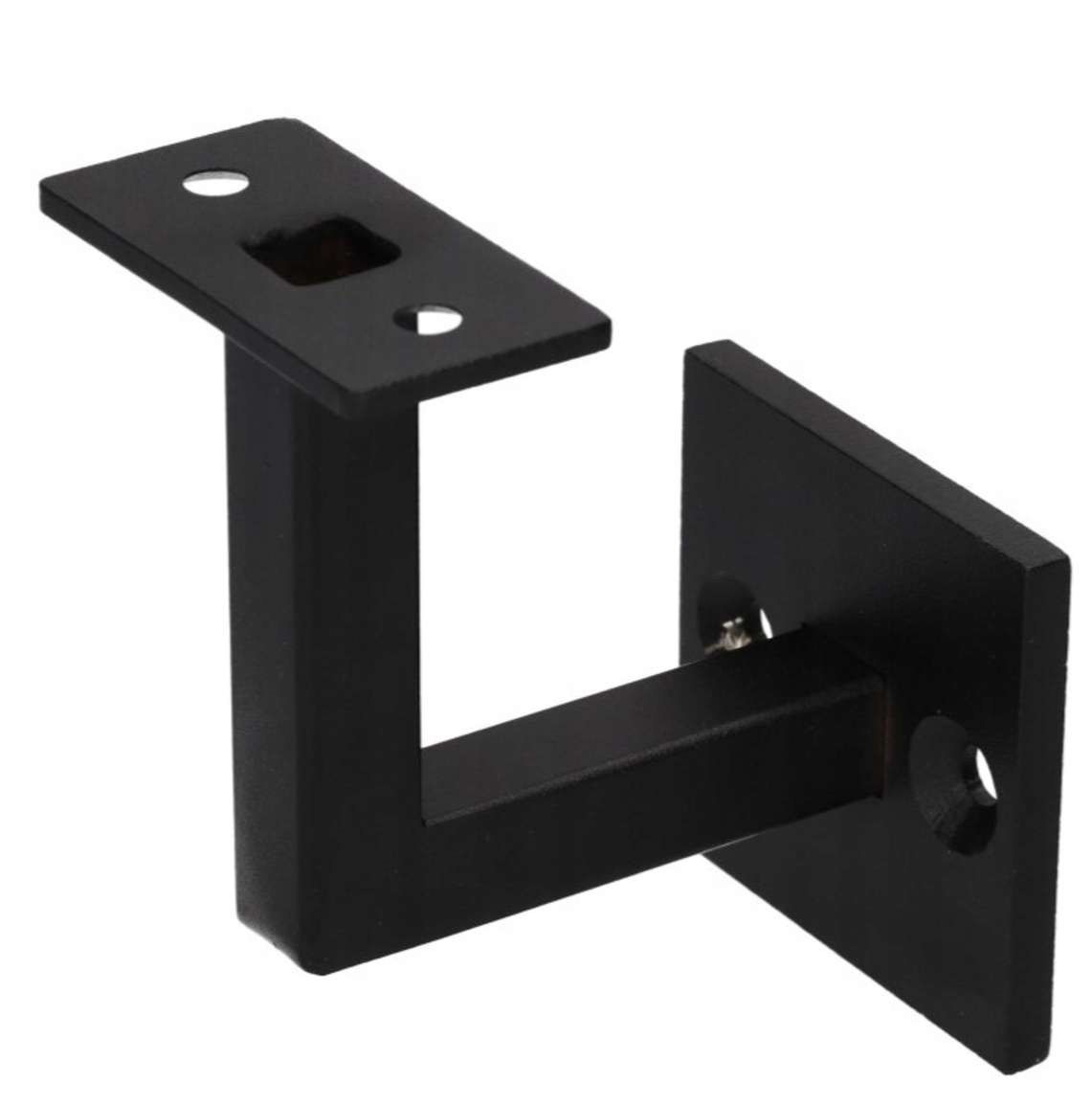 Handlaufhalter an die Wand, Schwarz, Fe