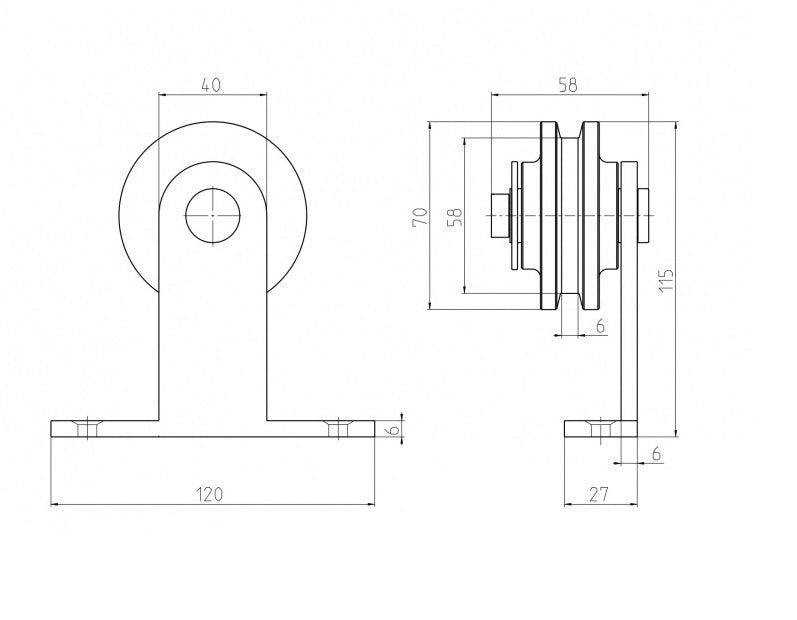 Schiebetürsystem "Simplex"