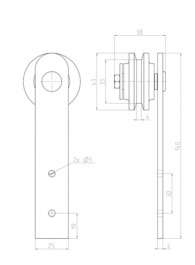Schiebetürsystem mini "Hegon"