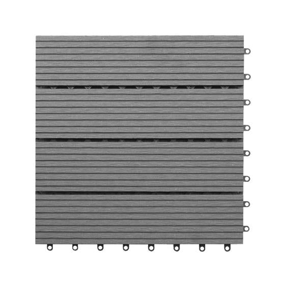 WPC Boden. Kachel Quickdeck 310x310x22mm Anthrazit