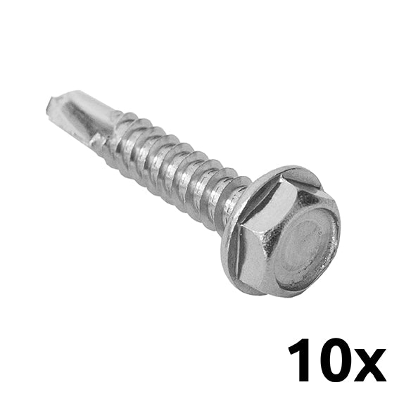 Schraube TEX 6HH 4,8x25 DIN7504K A2 Edelstahl 10 Stk/Pck.
