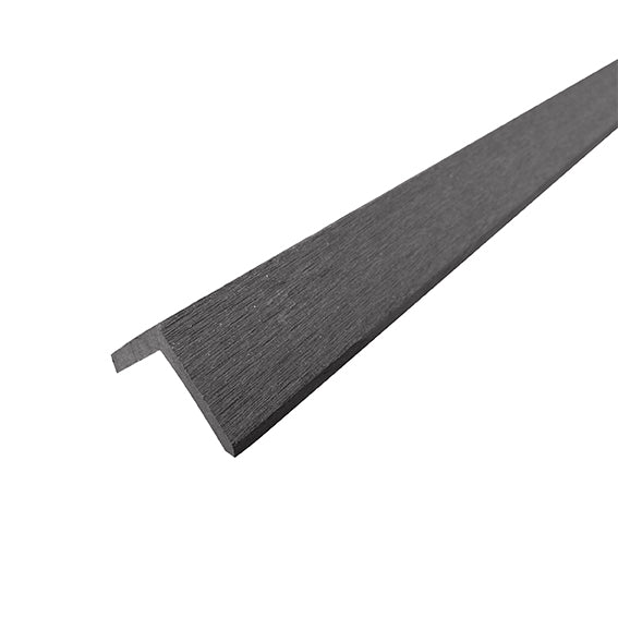 WPC Abdeckleiste Grau 40x40x4000mm