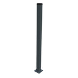 Pfosten 60x40mm mit Fuß ZnPVC 2200mm anthrazit