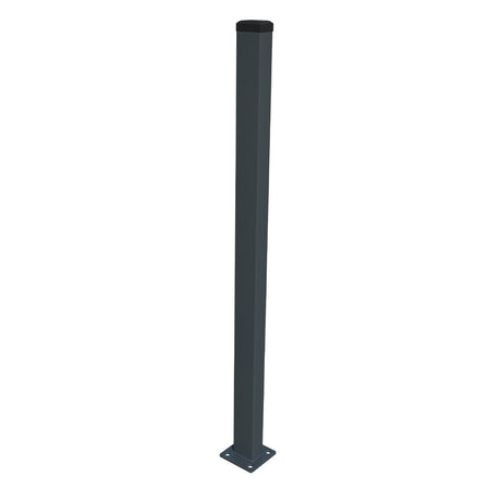 Pfosten 60x40mm mit Fuß ZnPVC 2200mm anthrazit