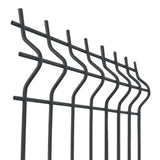 Geschweißtes Zaunfeld 3D ZnPVC 2500x1530x4mm anthrazit