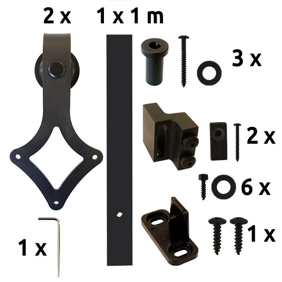 Schiebetürsystem mini "Rhombus"