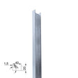 Stahllamelle Zn 20x40x2000mm "U"