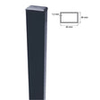 Pfosten 60x40mm ZnPVC 2600mm anthrazit