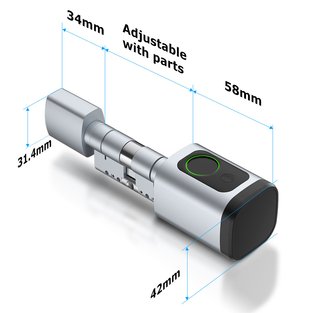 Doppelschließzylinder 60-120mm SMART