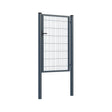 Bránka 1kr. SQUARE ZnPVC 1000x1500mm, antracit