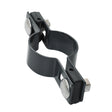 Continuous clamp for ZnPVC D60mm anthracite post