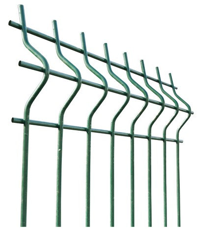 Geschweißtes Zaunfeld 3D ZnPVC 2500x1530x5mm grün