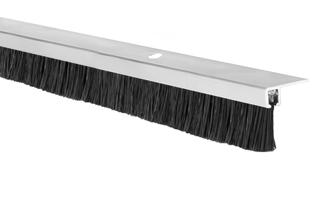 Aluminium-Dichtungsleiste mit Bürste für Türen und Tore