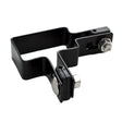 Eckhalterung für Pfosten ZnPVC 60x40mm schwarz M
