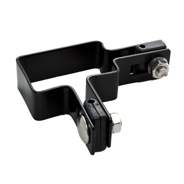 Eckhalterung für Pfosten ZnPVC 60x40mm schwarz M