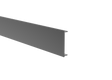 Click-Lock Abdeckleiste für Zaunprofil 70×70 und U-Adapter des Zaun- und Fassadensystems, 41×09-1,85m-Anthrazit R7016