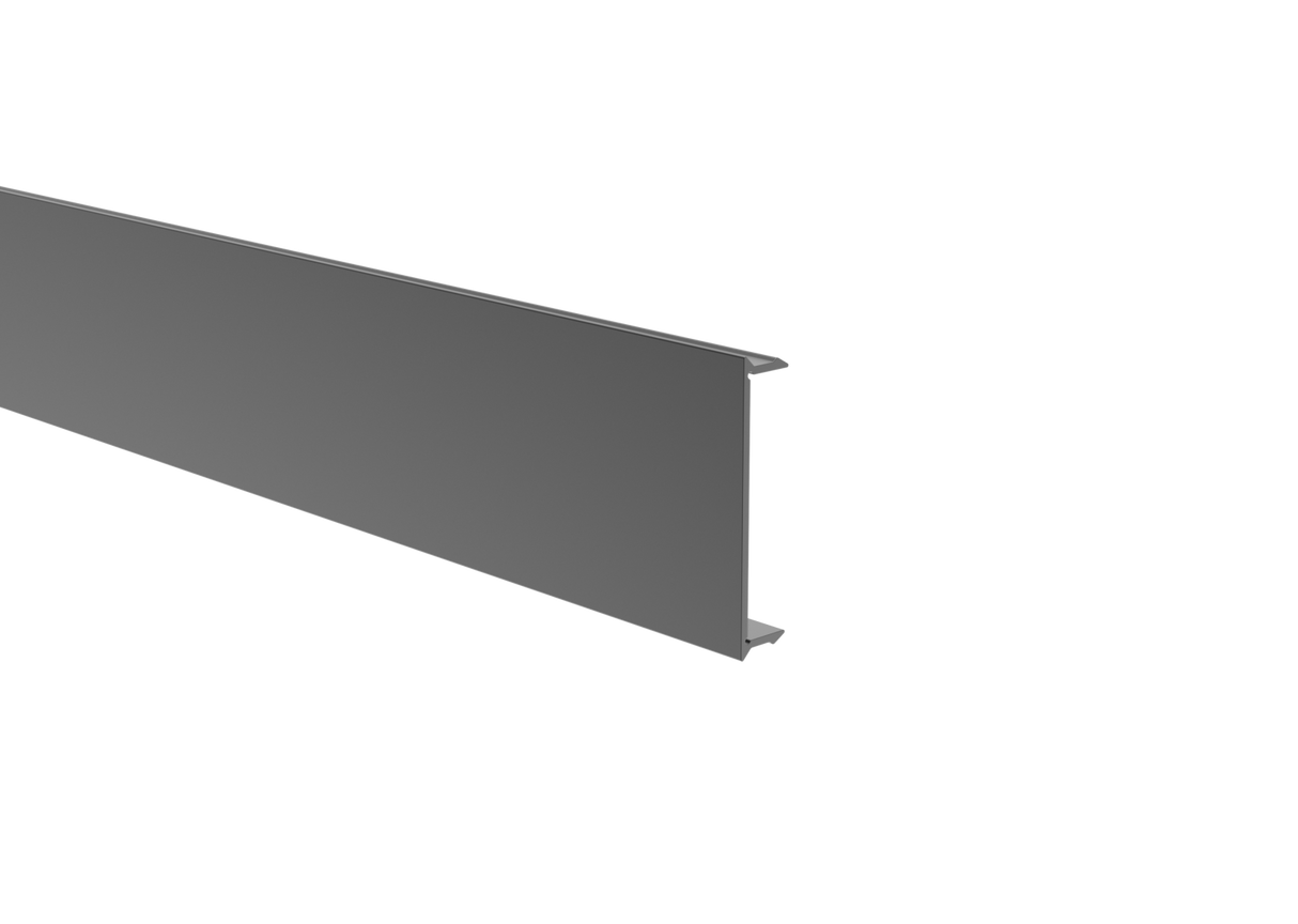 Click-Lock Abdeckleiste für Zaunprofil 70×70 und U-Adapter des Zaun- und Fassadensystems, 41×09-1,85m-Anthrazit R7016
