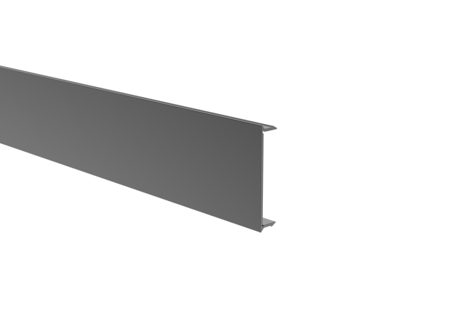 Click-Lock Abdeckleiste für Zaunprofil 70×70 und U-Adapter des Zaun- und Fassadensystems, 41×09-1,85m-Anthrazit R7016