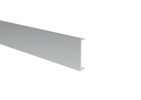 Click-Lock Abdeckleiste für Zaunprofil 70x70 und U-Adapter des Zaun- und Fassadensystems, 41 x 9 - 2,0 m - Natural