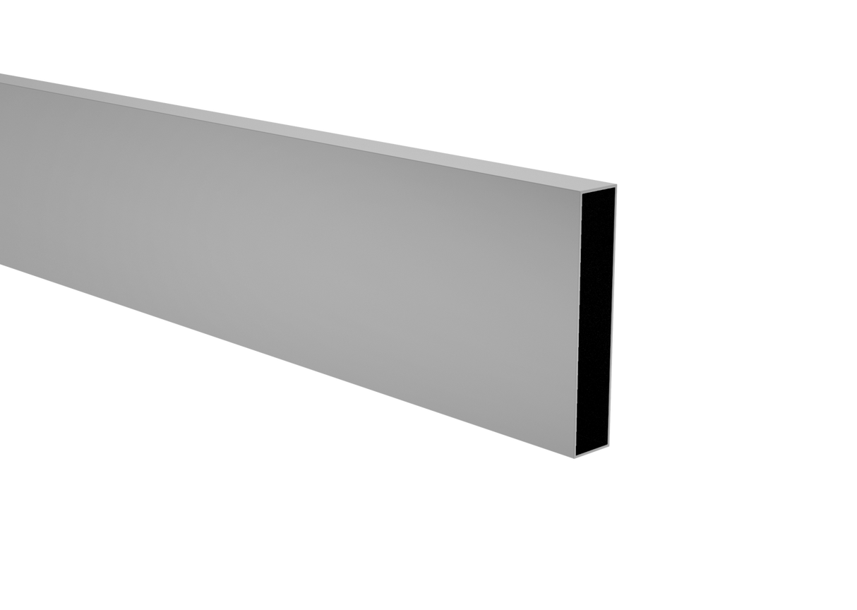 Aluminium-Zaunfüllung 20 x 100 x 1,1 - 6,0 m Grau RAL 9006