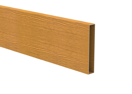 Aluminium-Zaunfüllung 20 x 120 x 1,4 - 6,0 m - Holzdekor HELLER EICHE W02