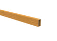 Aluminium-Zaunfüllung 20x40x1,2 - 6m - Holzdekor HELLER EICHE W02