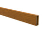 Aluminium-Zaunfüllung 20 x 60 x 1,2 - 6,0 m - Holzdekor GOLDENE EICHE W03