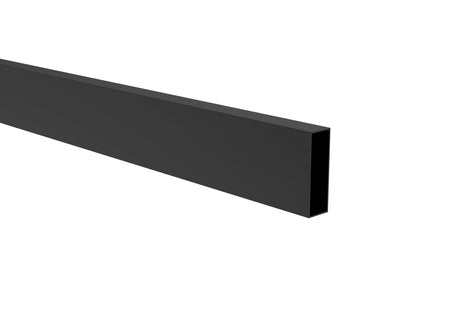 Aluminium-Zaunfüllung 20 x 60 - 6,0 m schwarz RAL 9005