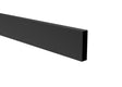 Aluminium-Zaunfüllung 20 x 80 - 6,0 m - schwarz RAL 9005