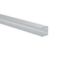 Aluminium-Zaunadapter für 20 mm Füllungen und Fassadensystem, 25 × 25 – 6,0 m – Naturaldo GB