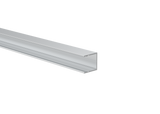 Aluminium-Zaunadapter für 20 mm Füllungen und Fassadensystem, 25 × 25 – 6,0 m – Naturaldo GB